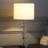 21" In Tilli Hexagonal Prism Crystal Orb Table Lamp, Table Lamp