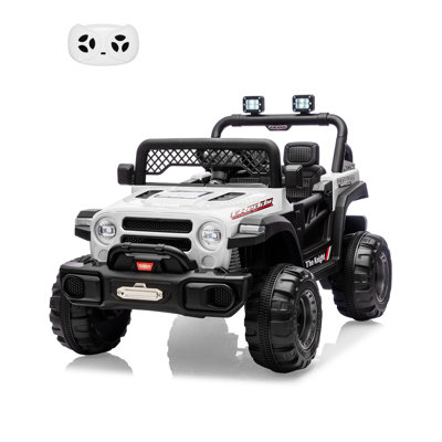 Camion SUV électrique 12 V pour enfants avec télécommande parentale, jouet à pédales à 3 vitesses, deux moteurs de 550 W, pour les enfants de 2 à 8 ans.