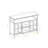 Dostie 48" Wide Glass Door Buffet Table-625134232
