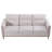 Comfortable Solid Wood Three-Seater Sofa