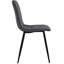 Kutler 43cm H Velvet Upholstered Upholstered Back Side Chair