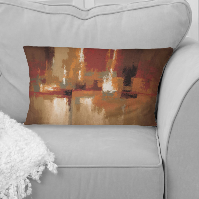 Coussin chocolat à l'horizon I - chocolat abstrait