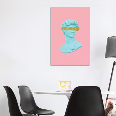 David In Blue - Wrapped Canvas Gallery-Wrapped Canvas Giclée