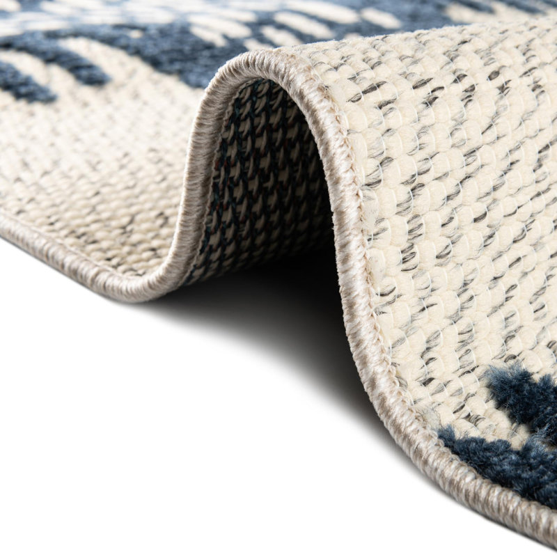 Millville Indoor/Outdoor Rug Ivory, Rectangle 6' x 9'