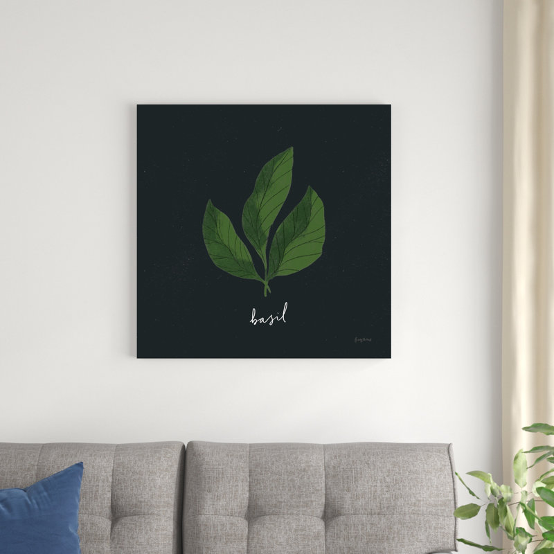 «Herbs VI» par Becky Thorns - impression sur toile tendue, H 30 po x l 30 po