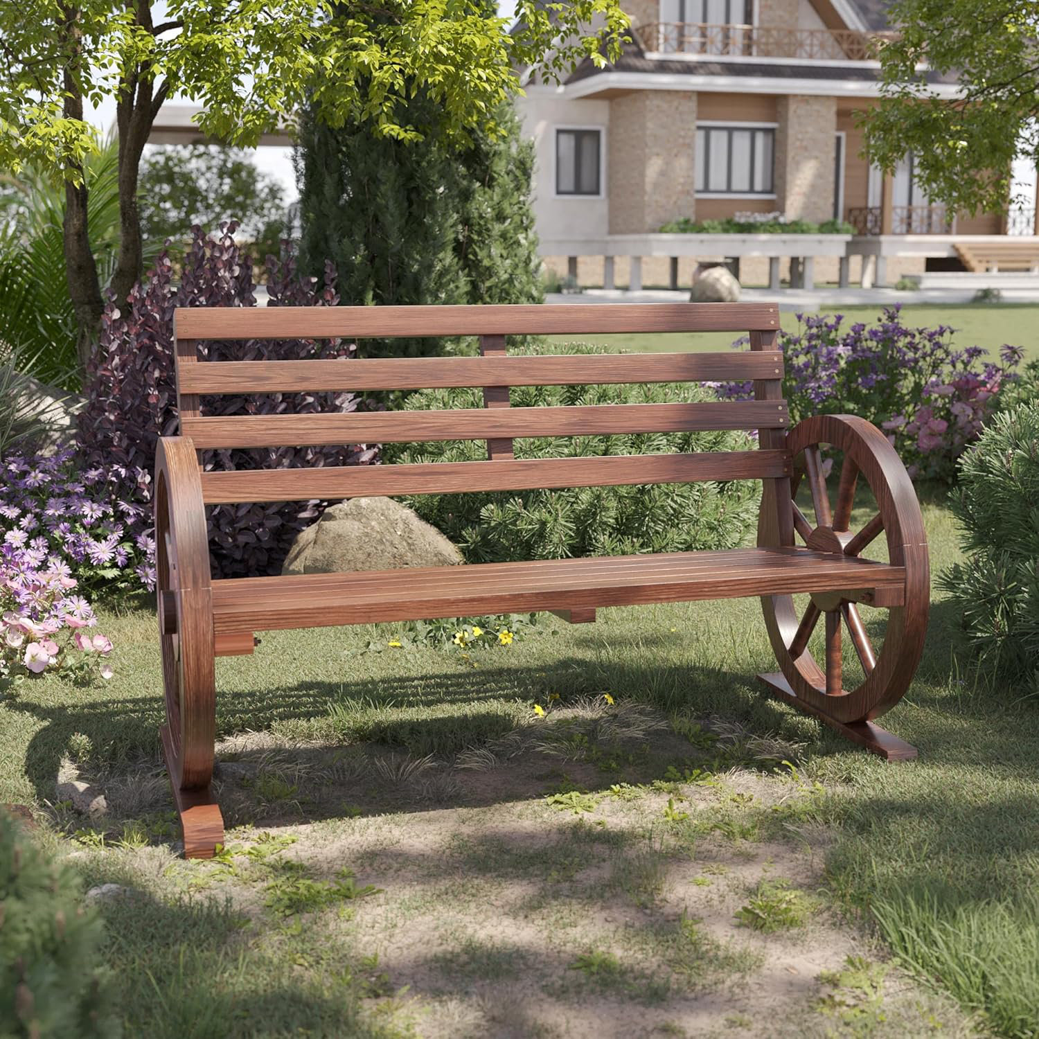 Millwood Pines Fir Outdoor Bench | Wayfair