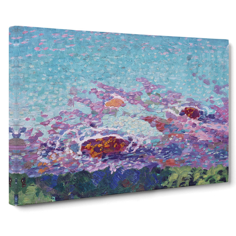 Ocean Coast by Maurice Denis - Wrapped Canvas Painting, 35cm H x 50cm W x 3cm D