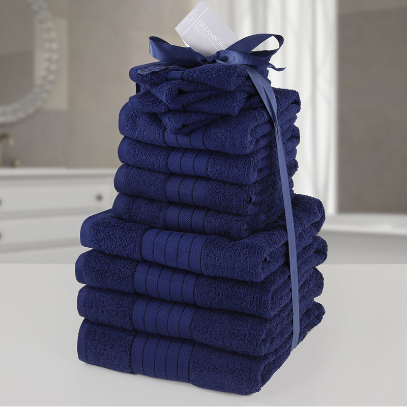 Anhat Cotton Midweight Mulit-Size Set, Navy