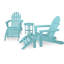 Ensemble décontracté 5 pièces POLYWOOD Classic Adirondack-39397618