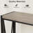 Geron Console Table, 2-Tier Entryway Table with Storage, 43" Narrow Sofa Table with V Design, Industrial Console Table for Entryway-1839956599