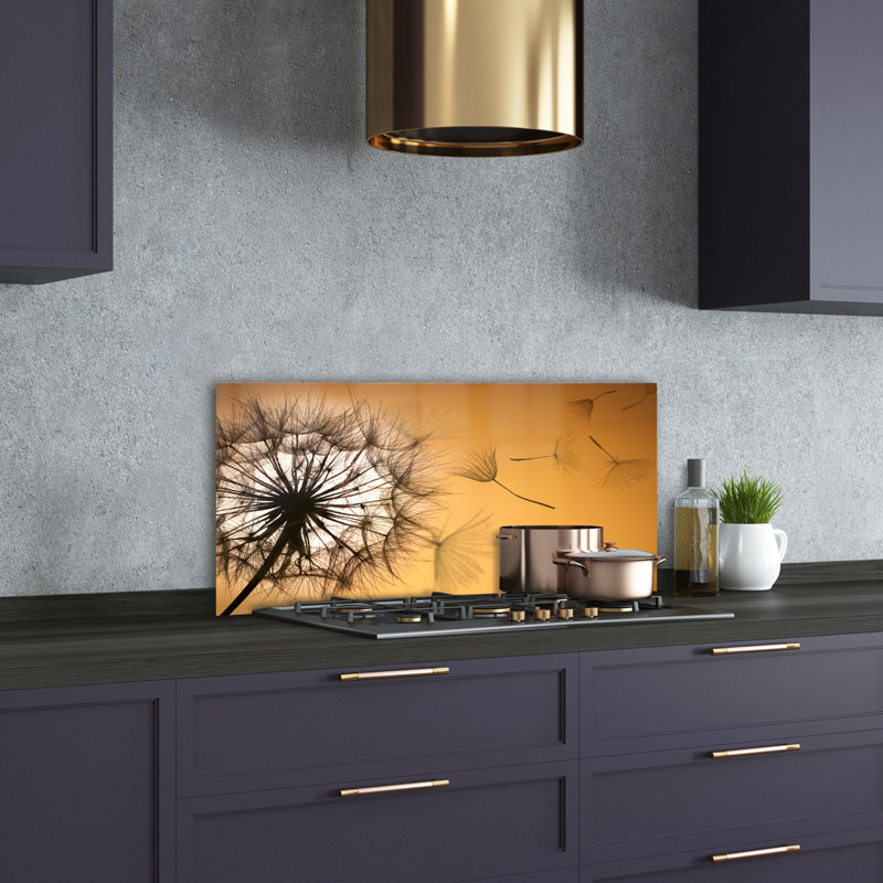 50cm W x 100cm L Glass Peel and Stick Panel
