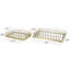 Plateau en acier inoxydable - ensemble de 2-1602211370