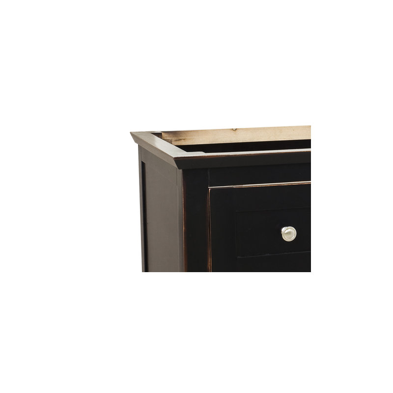 Rhodes Appliance Pull, 5", Brushed Black Nickel
