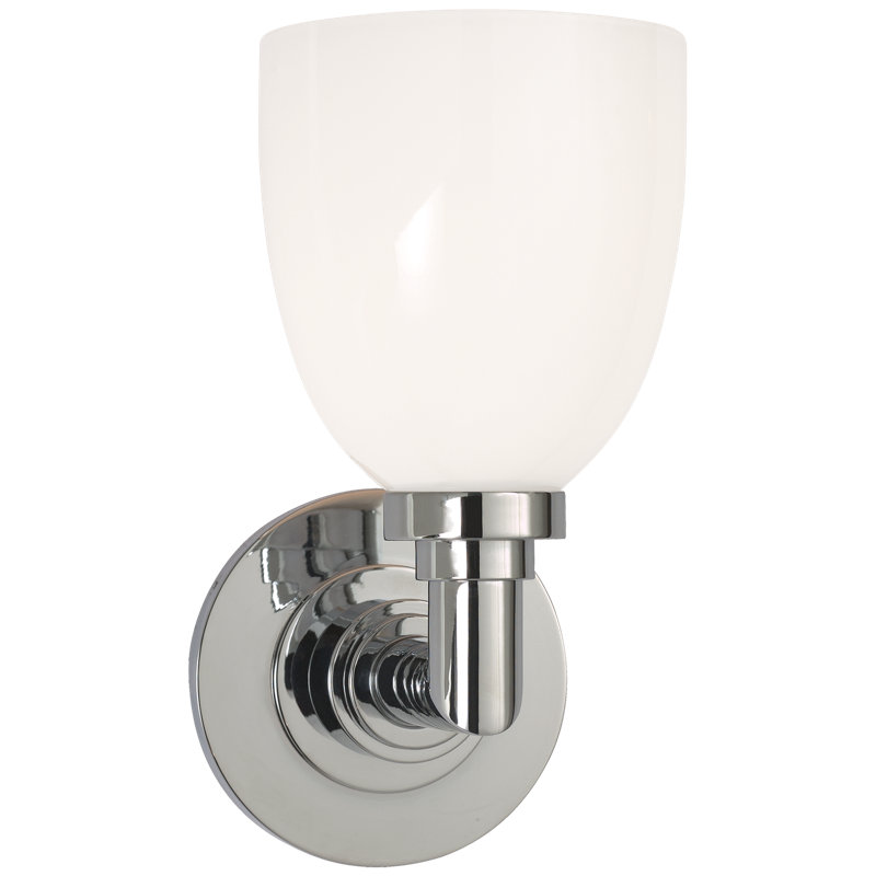 Chapman & Myers Wilton Single Bath Light, Chrome
