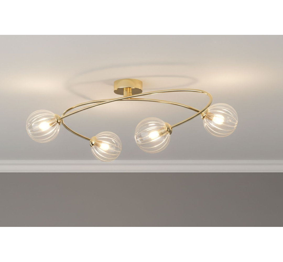 Glass Flush Mount
