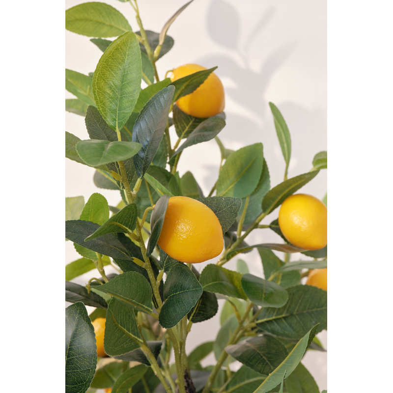 47'' Faux Lemon Tree in Pot