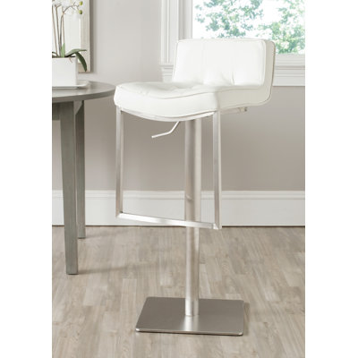 Barber Swivel Upholstery Adjustable Height Bar Stool
