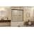 56-60" W × 60" H Tempered Glass With Explosion Proof Film, Aluminum Frame Double Sliding Shower Door, "1/4 (6 Mm), Stainless Steel Handle, Matte Black-119866324