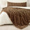Couverture de Noël ， Jeté Cheetah, moelleux double face - couverture en fausse fourrure à imprimé léopard, décoration de chambre douce et confortable (50 po x 60 po)