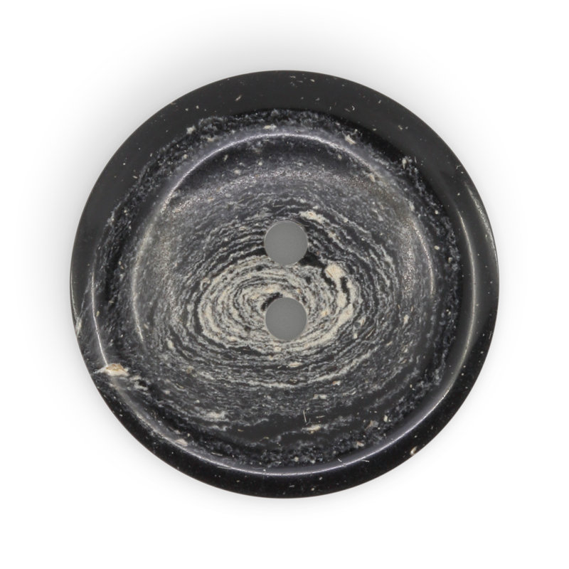 Bouton rond en chanvre recyclé Dritz