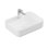 Lavabo de salle de bain à comptoir (vasque) Edge 16750 en blanc brillant