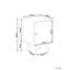 Bedside Table LEFROY Wood-100065590