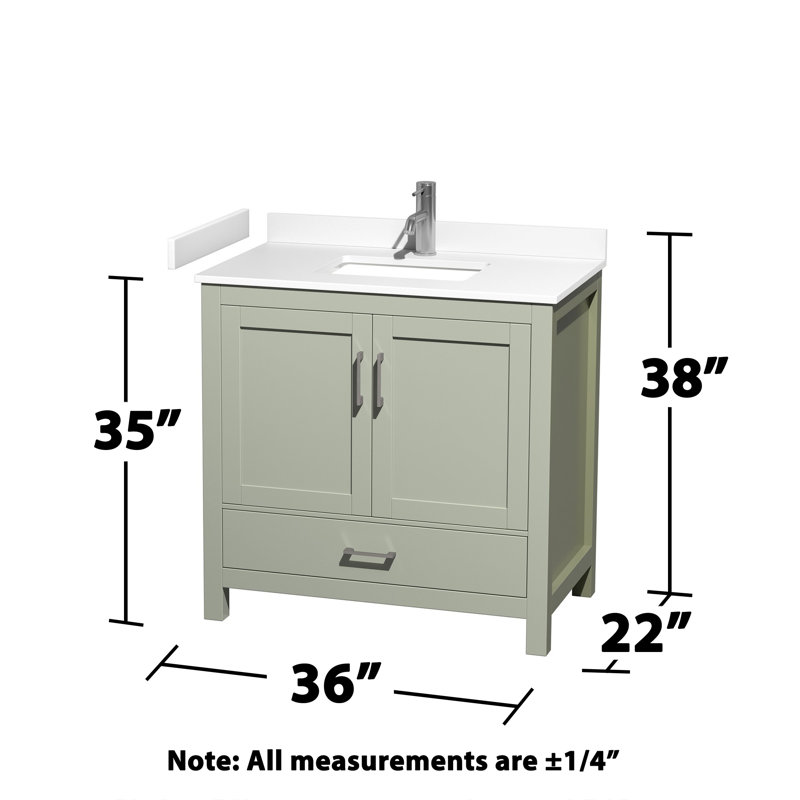 Sheffield 30" Bathroom Vanity Set with 24" Mirror, Dark Gray, White Cultured Marble, 36''