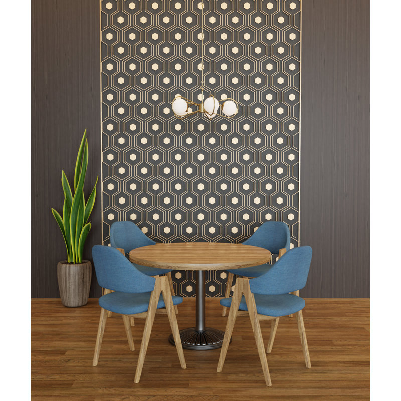 Starburst Brass Geometric Chandelier with Frosted Glass Shades