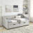 Daybed with Drawers Upholstered Tufted Sofa Bed, with Button-315461653-315461655
