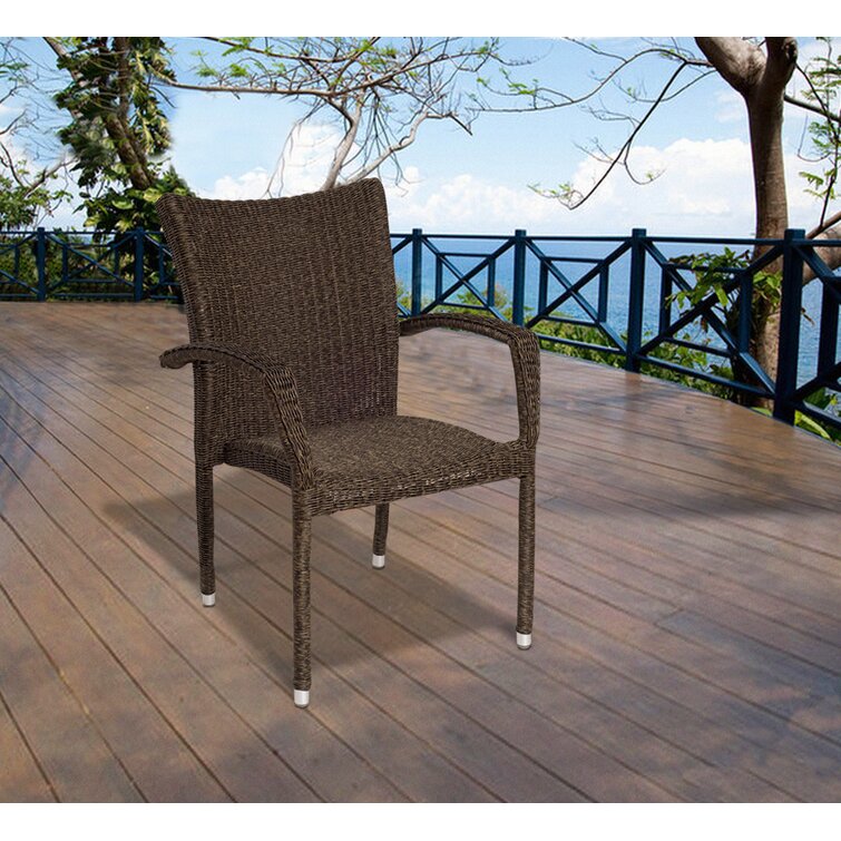 Chair Dining Stackable Beachcrest Sallie Outdoor | Wayfair Home