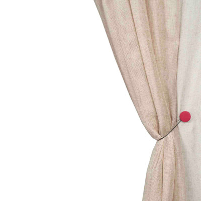 Coffee Sheer Single Curtain Panel