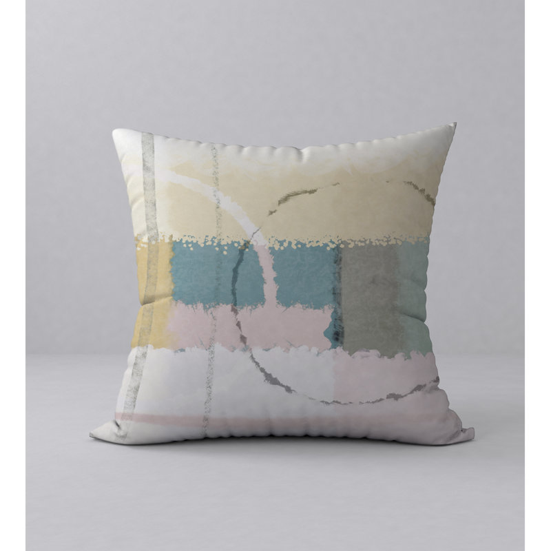 Magnifique housse de coussin décorative carrée polyvalente et insert, 20 po X 20 po