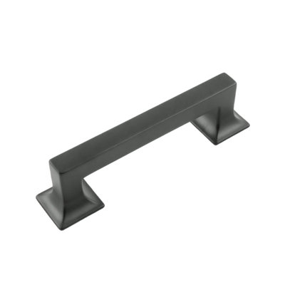 Studio Collection Handle Pull - 3-3/4" Center to Center Cabinet Pull Matte Black - Transitional Hardware for Drawers & Cabinets