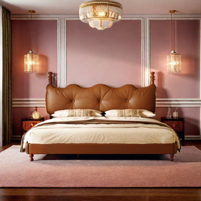 Kaneaki Faux Leather Upholstered Bed