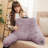 Faux Fur Reading Backrest Pillow-108989350