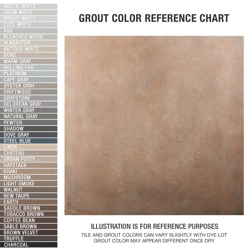 Argile 17-5/8 In. X 17-5/8 In. Porcelain Floor And Wall Tile