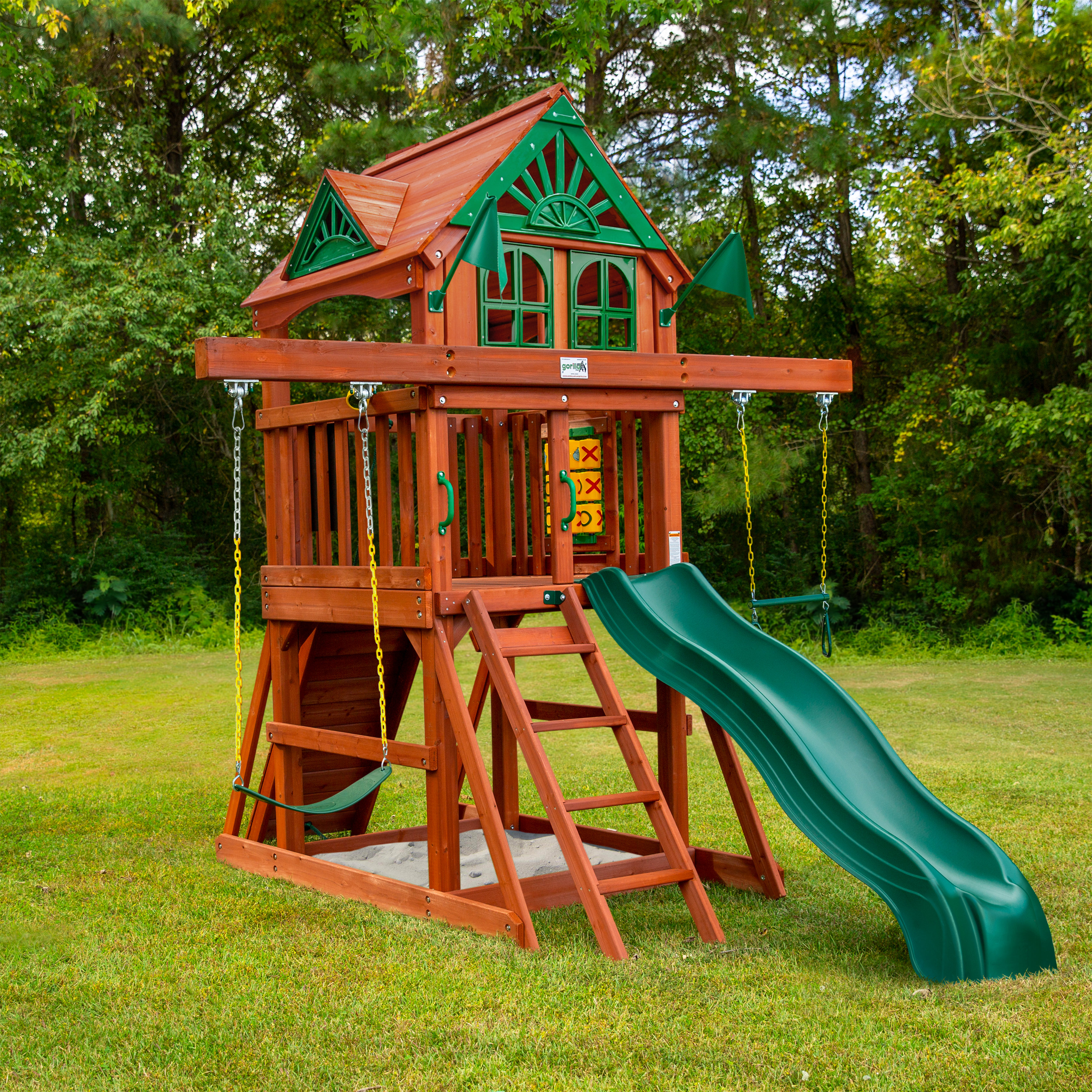 https://assets.wfcdn.com/im/33993880/compr-r85/2215/221553648/five-star-ii-space-saver-swing-set-with-wood-roof.jpg