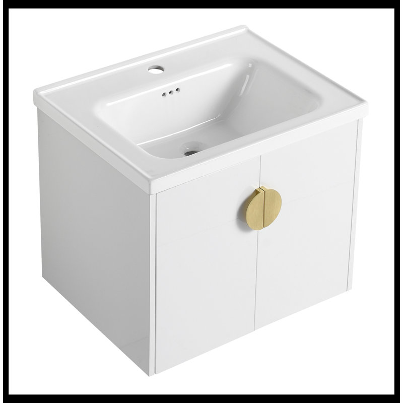 Allgaier 23.80'' Single Bathroom Vanity with Top