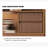Brown Solid + Manufactured Wood+Glass Display Cases