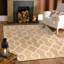 Burley Geometric Area Rug in Ivory