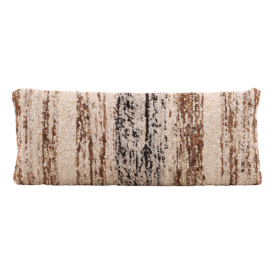 Wanda Jute Pillow, Finished Brown - 20x20
