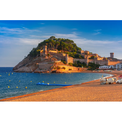 Tossa De Mar by KavalenkavaVolha - Wrapped Canvas Print
