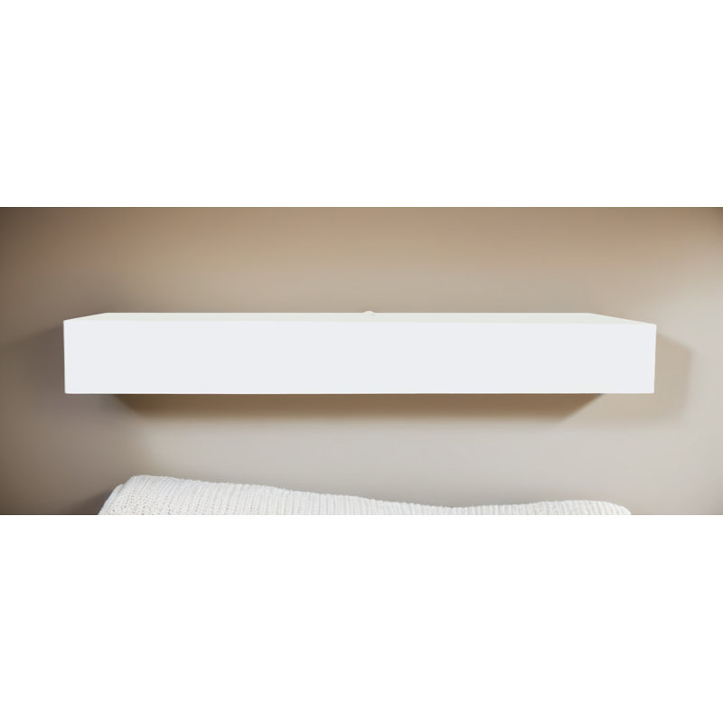 Tablettes flottantes en peuplier, H 4 po x l 39 po x P 6 po