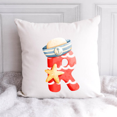 Cotton / Polyester Blend Reversible Throw Pillow