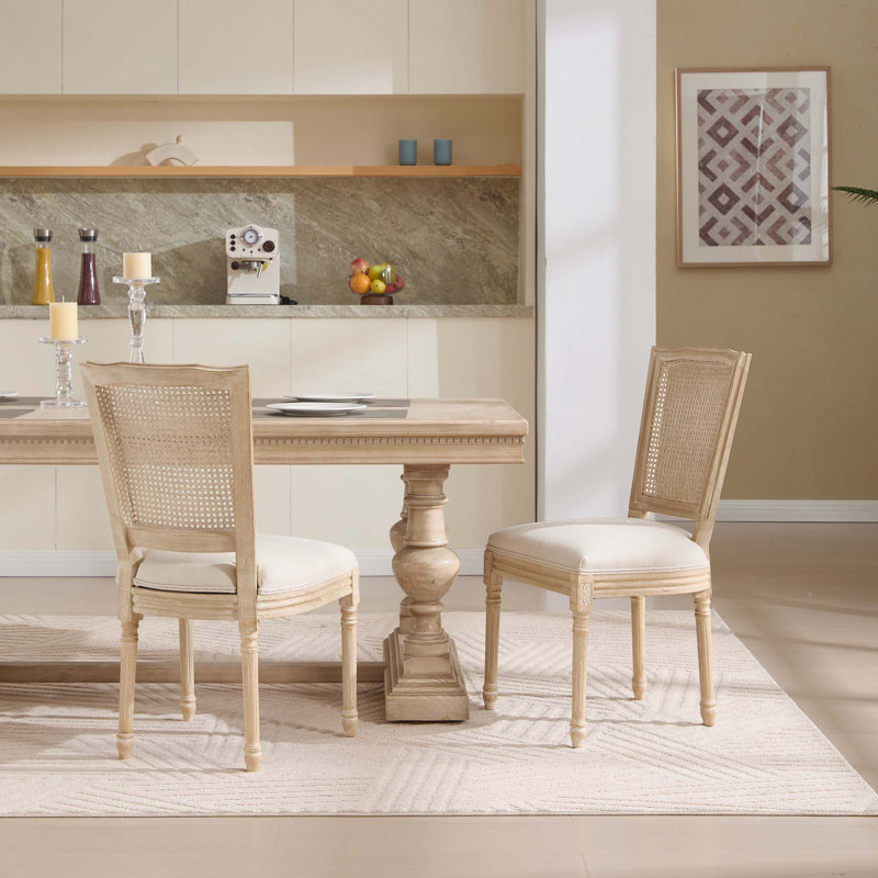 Chaises de salle à manger avec dossier en T de French Country