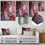 «Rose and Gold Marble Agate River III», reproduction d'art murale abstraite en métal-1132052105
