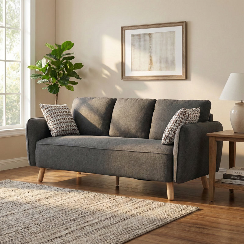 Gladding 3 Seater Sofa, Dark Grey