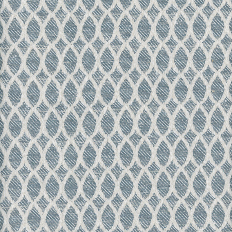 Tissu Summit, Bleu baie / blanc