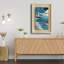 Élégante peinture décorative encadrée, 16,9 po x 24,8 po | Cadre 100% bois massif (épaisseur: 1,2 po), fond 100% bois aggloméré érable (épaisseur: 0,1 po), impression UV | Décoration murale parfaite pour la maison et le bureau