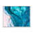 Toile avec cadre flottant blanc